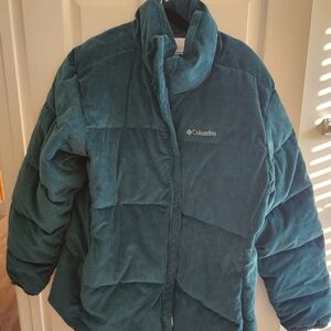 Mens Columbia Teal Puffer Jacket NWT
